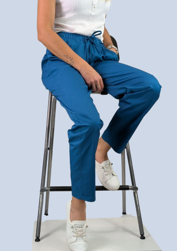 spodnie medyczne damskie  Flexi zielone z elastanem .png