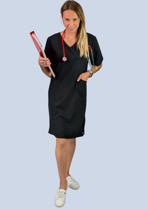 sukienka medyczna z wiskoza czarna.png