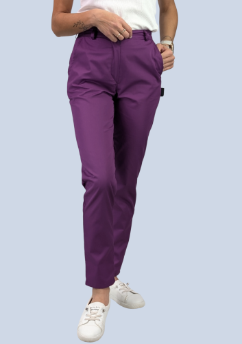 spodnie medyczne  damskie slim  burgundowe.png
