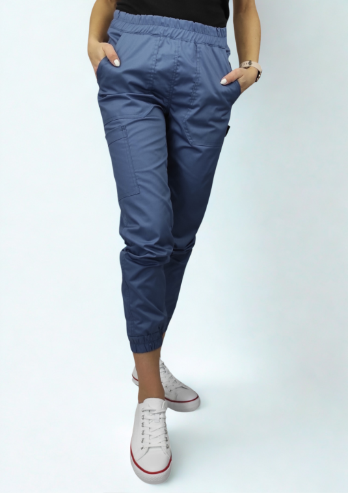 Spodnie medyczne damskie jogger Brigston grafit.png