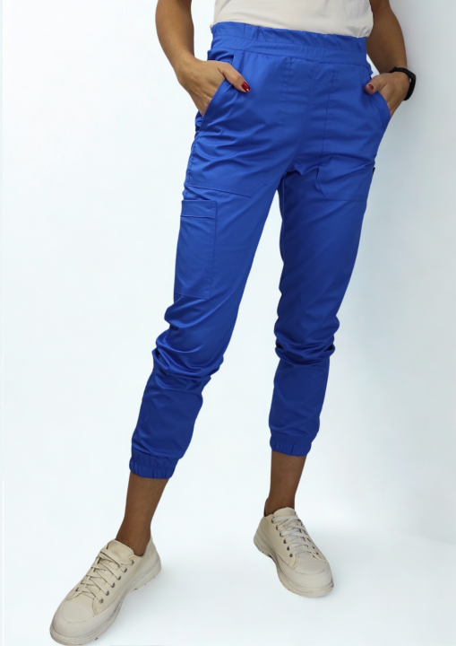 Spodnie medyczne damskie jogger Brigston royal.png