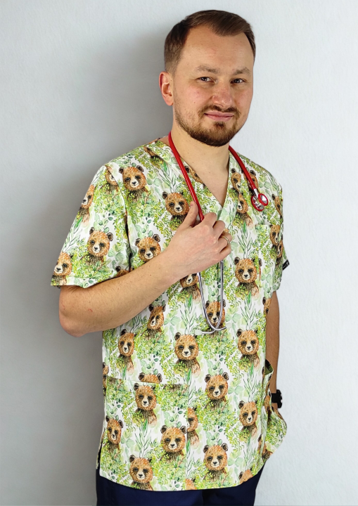 bluza medyczna męska bawełniana.png