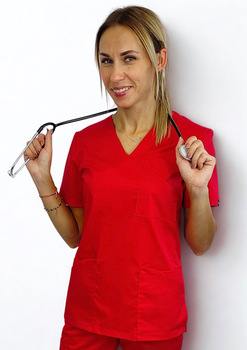 _bluza medyczna damska czerwona.png