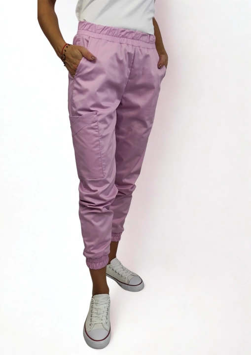 Spodnie medyczne damskie jogger dynamic lila.png
