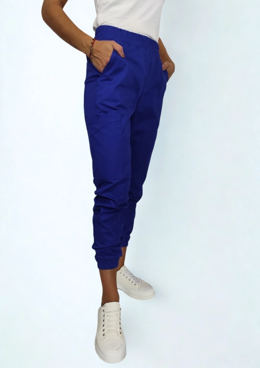 Spodnie medyczne damskie jogger dynamic szafir.png