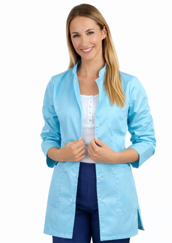 fartuch medyczny kosmetyczny damski turkus.png