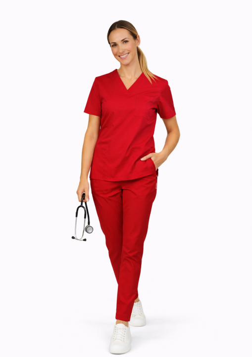 komplet medyczny damski czerwony.png