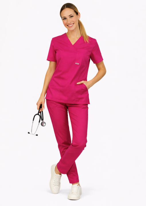 komplet medyczny damski  malinowy (3).png