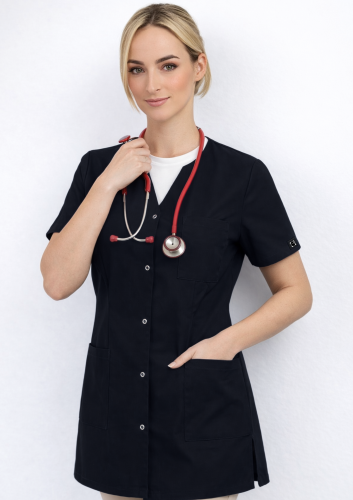 fartuch medyczny damski czarny Amber.png