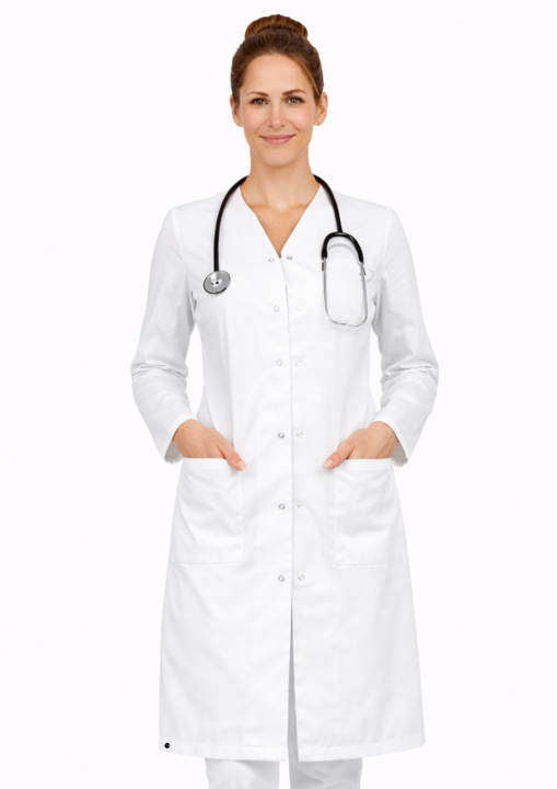 fartuch medyczny damski biały długi rękaw Blanka flex (1).png