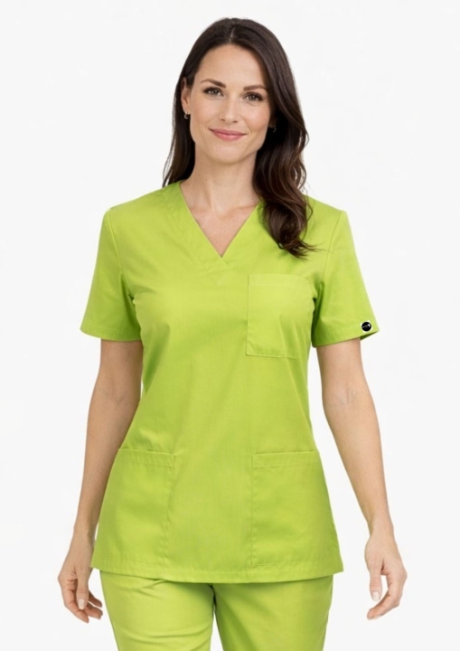 bluza-medyczna-damska-bawełniana-elastyczna-limonkowa-euro-styl.jpg