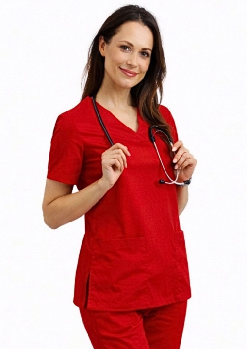 bluza-medyczna-damska-bawełniana-elastyczna-czerwona-uro-styl.jpg