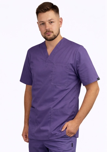 bluza-medyczna-meska -śliwka-wyprzedaz-euro-styl.jpg