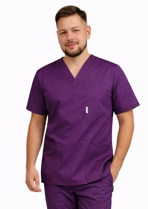 bluza-medyczna-meska-oberzyna-stretch-elastan-euro-styl.jpg