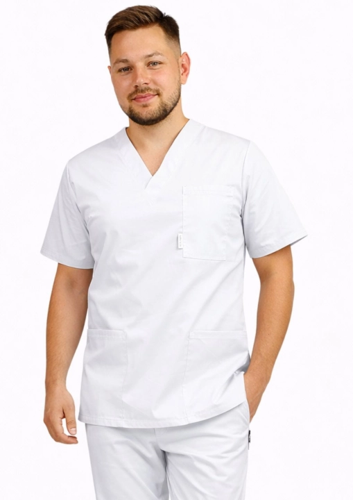 bluza-medyczna-meska-biała-stretch-elastan-euro-styl.jpg