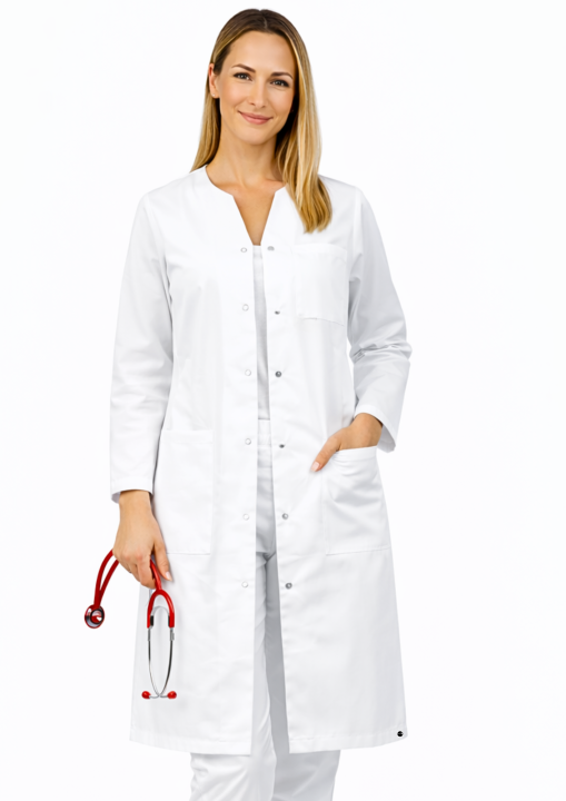 fartuch medyczny damski  biały z długim rękawem (3).png
