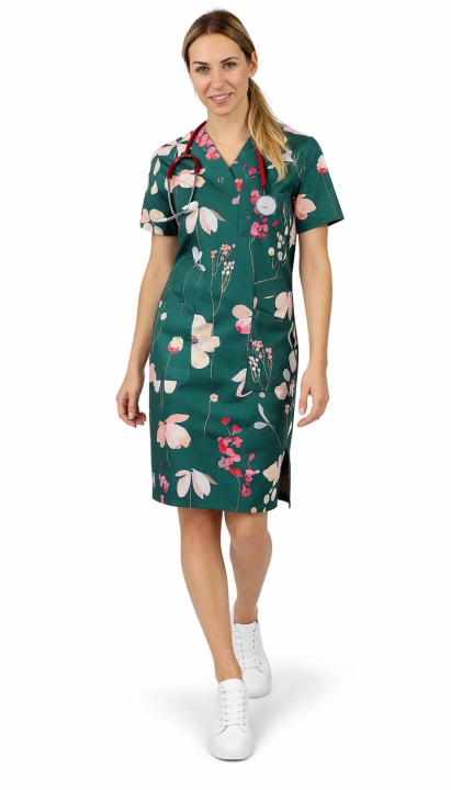 Sukienka medyczna bawełna