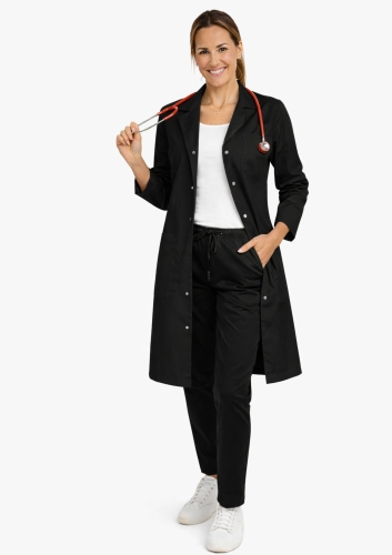 fartuch-medyczny-damski-kołnierz-długi-rękaw-czarny-euro-styl.jpg