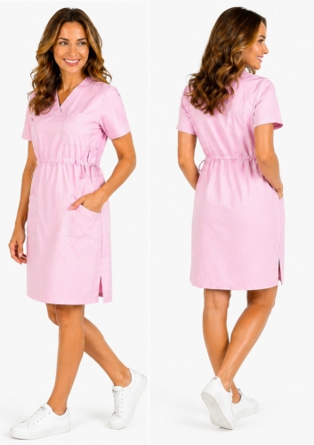sukienka-medyczna-damska-róż-bawelna-elastan-euro-styl.jpg