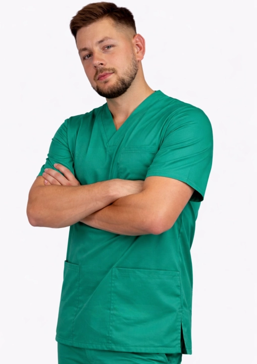 bluza-medyczna-meska -zielona-wyprzedaz-euro-styl.jpg