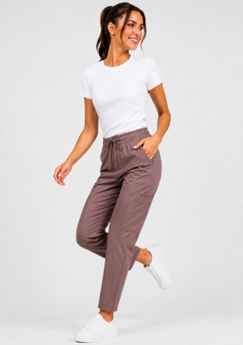 spodnie-medyczne-bawełniane damskie-elastan-cappuccino-euro-styl (5).jpg