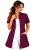 Fartuch-medyczny-damski z-krótkim-rekawem-stójka-oberzyna-euro-styl.jpg